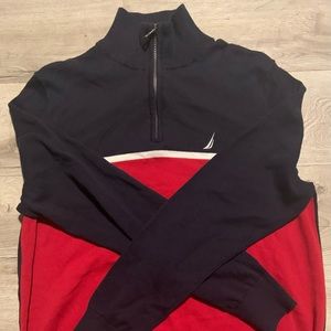 Red/navy blue Nautica Sweater